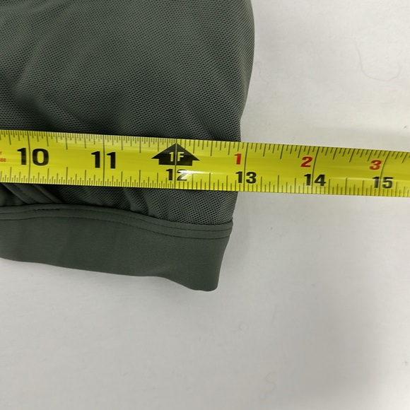 GYMSHARK Legacy T-Bar Light Support Sports Bra in Dusk Green - Picture 4 of 6